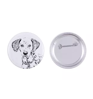 Dalmatiner, Dalmatinac - Anstecknadel mit Ihrem Hund, fügen Sie Ihr eigenes Foto hinzu, Marke Art-Dog
