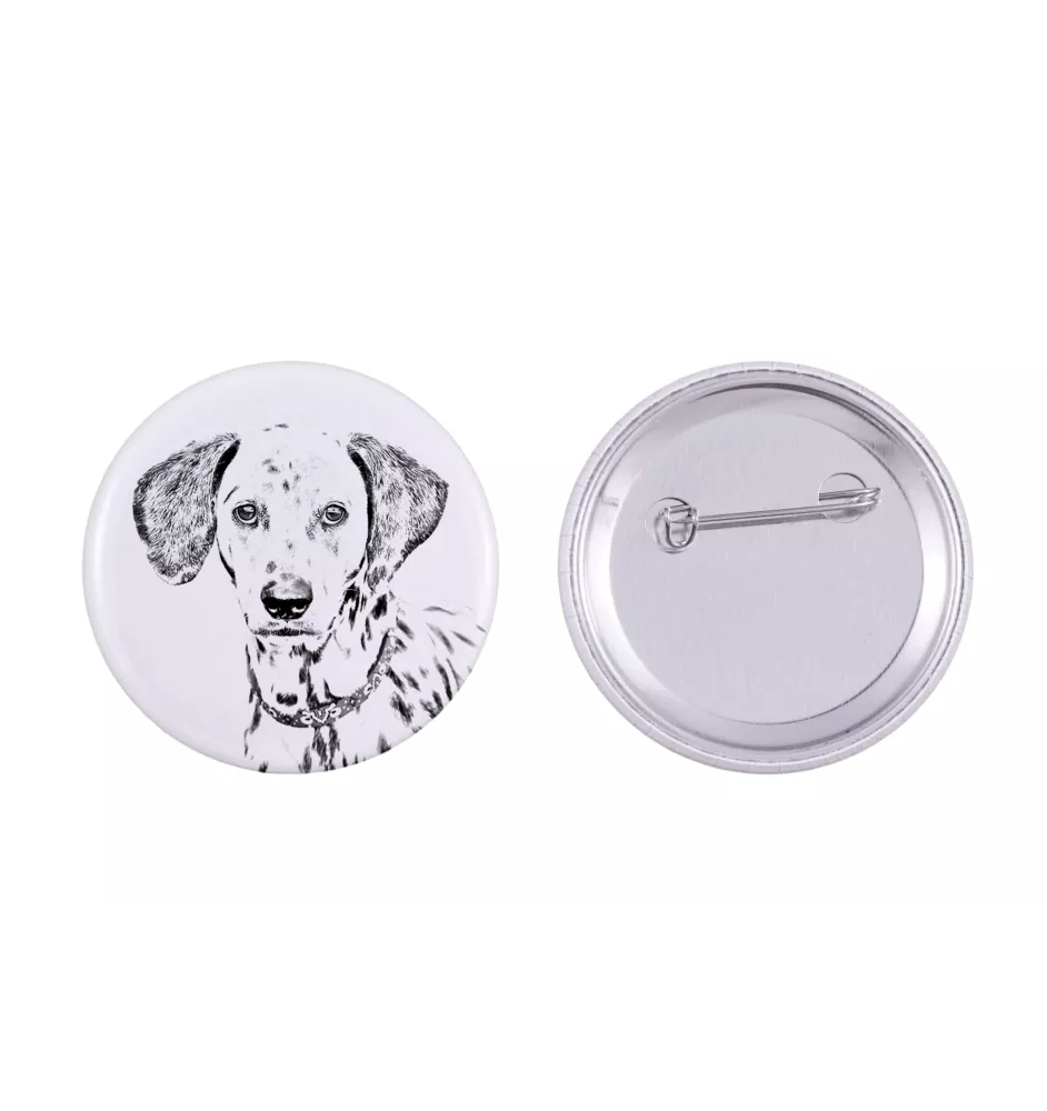 Dalmatien - badge avec votre chien, ajoutez votre propre photo, marque Art-Dog
