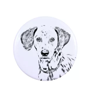 Dalmatiner, Dalmatinac - Anstecknadel mit Ihrem Hund, fügen Sie Ihr eigenes Foto hinzu, Marke Art-Dog
