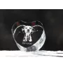 Dalmatien - une photo de chien dans un cristal, un cœur en cristal, un cadre photo exceptionnel de la marque Art-Dog