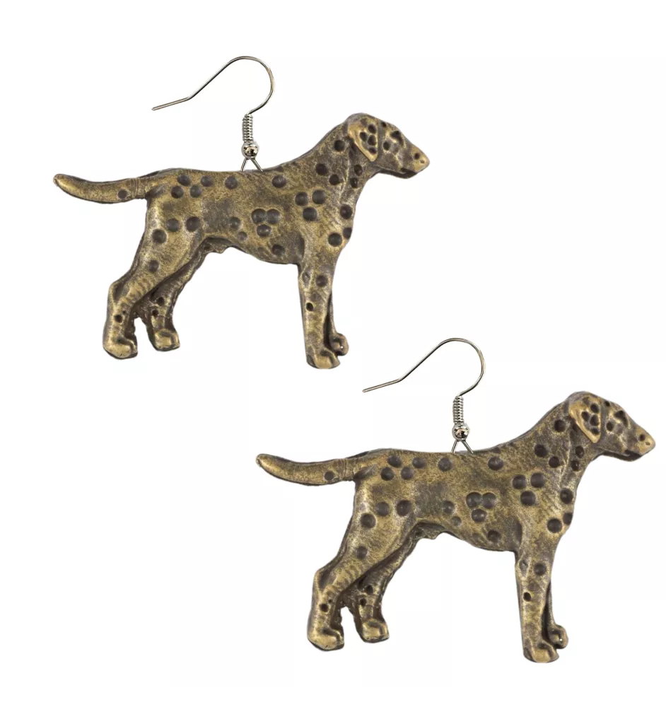 Dalmatiner, Dalmatinac I - Hängende Ohrringe mit Hunden, entzückender Schmuck für Hunde-Mama, Geschenk für Mädchen von der Marke Art-Dog
