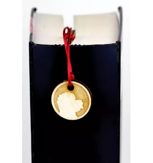 Dandie Dinmont Terrier, Hindlee Terrier - dog bookmark, personalized bookmark, dog gadget for Art-Dog brand readers