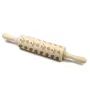 Dandie Dinmont Terrier, Hindlee Terrier - patterned rolling pin with a dog, rolling pin for dough and ceramics, a gift for a pastry chef from the Art-Dog brand