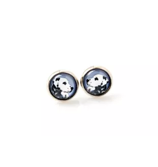 Dalmatien - ensemble de bijoux dans une boîte, collier, boucles d'oreilles, bracelet, produits de la marque Art-Dog