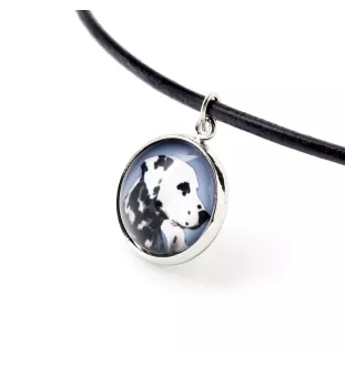 Dalmatien - boîte à bijoux avec votre photo, ensemble collier et boucles d'oreilles, produits personnalisés de la marque Art-Dog