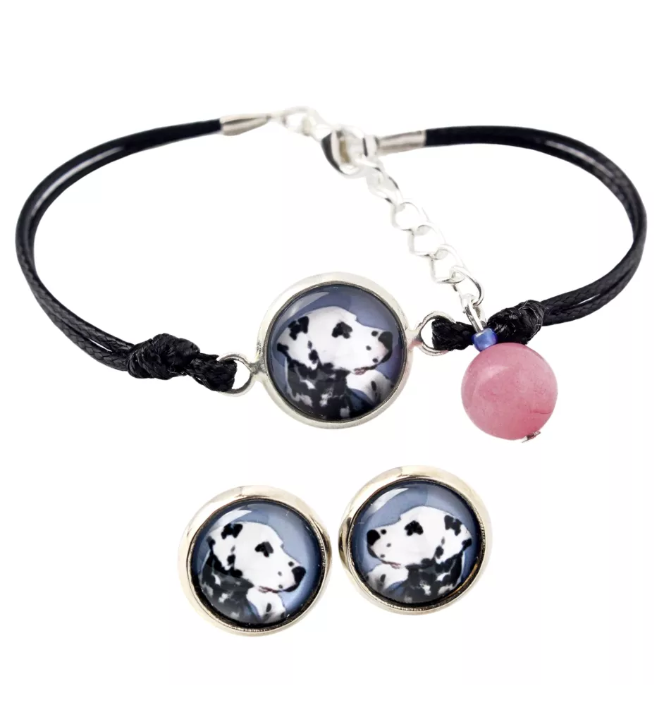 Dalmatiner, Dalmatinac - Schmuckset mit Ihrem Foto, Schmuckstück für Frauen, handgefertigtes Produkt, handgefertigtes Produkt mit Leidenschaft für die Marke Art-Dog.