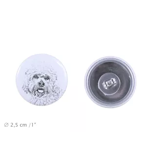 Dandie Dinmont Terrier, Hindlee Terrier - unique dog earrings, your pet on a keychain, Art-Dog's own brand