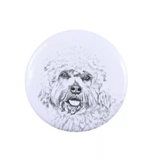 Dandie Dinmont Terrier, Hindlee Terrier - women's jewelry with a dog portrait, handmade product, possibility to add your own photo, Art-Dog brand