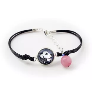 Dalmatien - bracelet dans une boîte avec votre photo, bijoux féminins, cadeau parfait de la marque Art-Dog