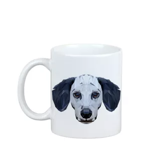 Dalmatiner, Dalmatinac - Becher mit einem Bild und dem Schriftzug geometrischer Hund Art-Dog
