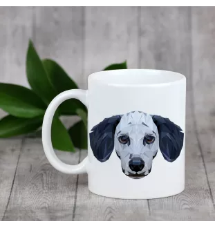 Dalmatiner, Dalmatinac - Becher mit einem Bild und dem Schriftzug geometrischer Hund Art-Dog