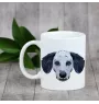 Dalmatiner, Dalmatinac - Becher mit einem Bild und dem Schriftzug geometrischer Hund Art-Dog