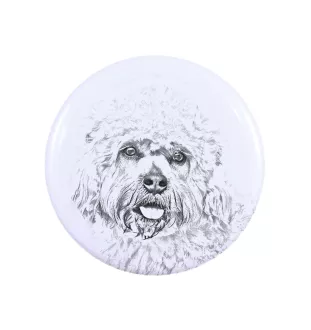 Dandie Dinmont Terrier - Anstecknadel mit Ihrem Hund, fügen Sie Ihr eigenes Foto hinzu, Marke Art-Dog