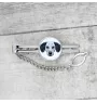 Dalmatian, Carriage Dog, Spotted Coach Dog - geometric tie clip with a picture and inscription from Art-Dog