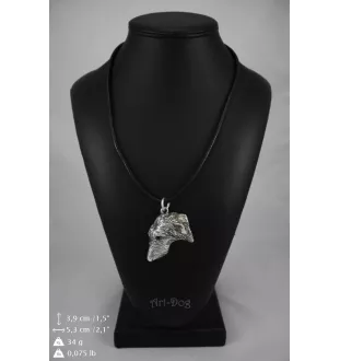 Deerhound, Scottish Deerhound - Necklace with dog, silver-plated pendant for dog fan, unique jewelry by Art-Dog brand