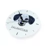 Dalmatiner, Dalmatinac - geometrische Wanduhr mit Bild und Aufschrift der Marke Art-Dog