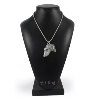 Deerhound, Schottischer Hirschhund, Scottish Deerhound - Hundehalsband, einzigartiger Schmuck für den Hundefan, einzigartiger Kreuzotter-Anhänger der Marke Art-Dog