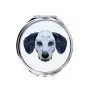 Dalmatian, Carriage Dog, Spotted Coach Dog - mirror with a geometric design and the brand name Art-Dog