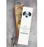 Dalmatien - une boîte géométrique avec une photo et un texte pour le vin de la marque Art-Dog