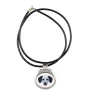 Dalmatian, Carriage Dog, Spotted Coach Dog - necklace with a geometric design and the inscription "Art-Dog"