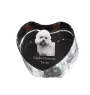 Dandie Dinmont Terrier - une photo de chien dans un cristal, un cœur en cristal, un cadre photo exceptionnel de la marque Art-Dog