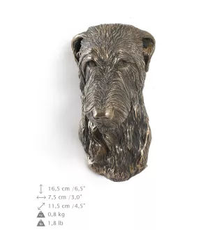 Deerhound, Scottish Deerhound - Dog statue, hanging bust, unique decoration for dog lover by Art-Dog brand
