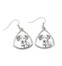 Dalmatien - boucles d'oreilles avec chien, boucles d'oreilles pendantes avec photo, bijoux personnalisés avec impression de la marque Art-Dog
