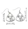 Dalmatian, Carriage Dog, Spotted Coach Dog - dog earrings, hanging earrings with a picture, personalized jewelry with Art-Dog brand print