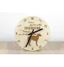 Deerhound, Scottish Deerhound - clock with dog, wooden clock with engraving, personalised clock by Art-Dog