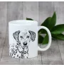 Dalmatian, Carriage Dog, Spotted Coach Dog - cup with a dog, cup with a photo, personalized gift from the Art-Dog brand