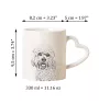Dandie Dinmont Terrier - tasse avec chien, une tasse adorable avec une anse en forme de cœur, un cadeau universel de la marque Art-Dog