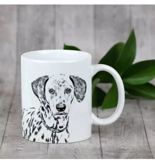 Dalmatian, Carriage Dog, Spotted Coach Dog - cup with a dog, cheerful cup for a dog lover, personalized gift from the Art-Dog brand