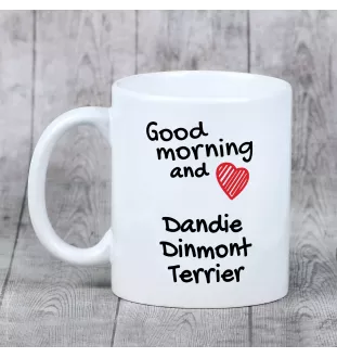 Dandie Dinmont Terrier, Hindlee Terrier - cup with a dog, cup with a photo, personalized gift from the Art-Dog brand
