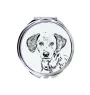 Dalmatien - miroir de poche avec chien, miroir personnalisé pour sac à main, miroir compact avec impression de la marque Art-Dog