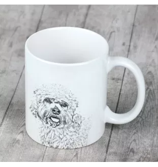 Dandie Dinmont Terrier, Hindlee Terrier - cup with a dog, cheerful cup for a dog lover, personalized gift from the Art-Dog brand