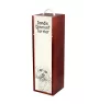 Dandie Dinmont Terrier, Hindlee Terrier - wine box with a dog, alcohol box with graphics, personalized gift box from the Art-Dog brand