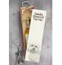 Dandie Dinmont Terrier - boîte à vin avec chien, boîte à alcool avec graphisme, boîte cadeau personnalisée de la marque Art-Dog