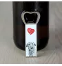 Deerhound, Schottischer Hirschhund, Scottish Deerhound - Flaschenöffner mit Hund, personalisierter Flaschenöffner für den Kühlschrank, ein einzigartiges Geschenk für Männer von der Marke Art-Dog