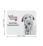 Deerhound, Schottischer Hirschhund, Scottish Deerhound - Mauspad mit Druck, personalisiertes Mauspad mit Hund, einzigartiges Gadget für Büroangestellte von Art-Dog.
