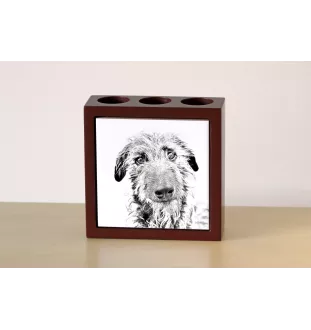 Deerhound, Scottish Deerhound - porte-stylo avec chien, organiseur de bureau avec impression, décoration de bureau personnalisée de la marque Art-Dog
