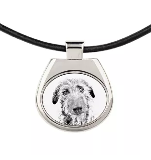 Deerhound, Scottish Deerhound - collier avec chien, pendentif personnalisé avec photo, collier unique pour femmes et hommes de la marque Art-Dog