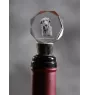 Deerhound, Scottish Deerhound - Bottle stopper, crystal wine stopper with photo, personalised gift for bartender by Art-Dog brand