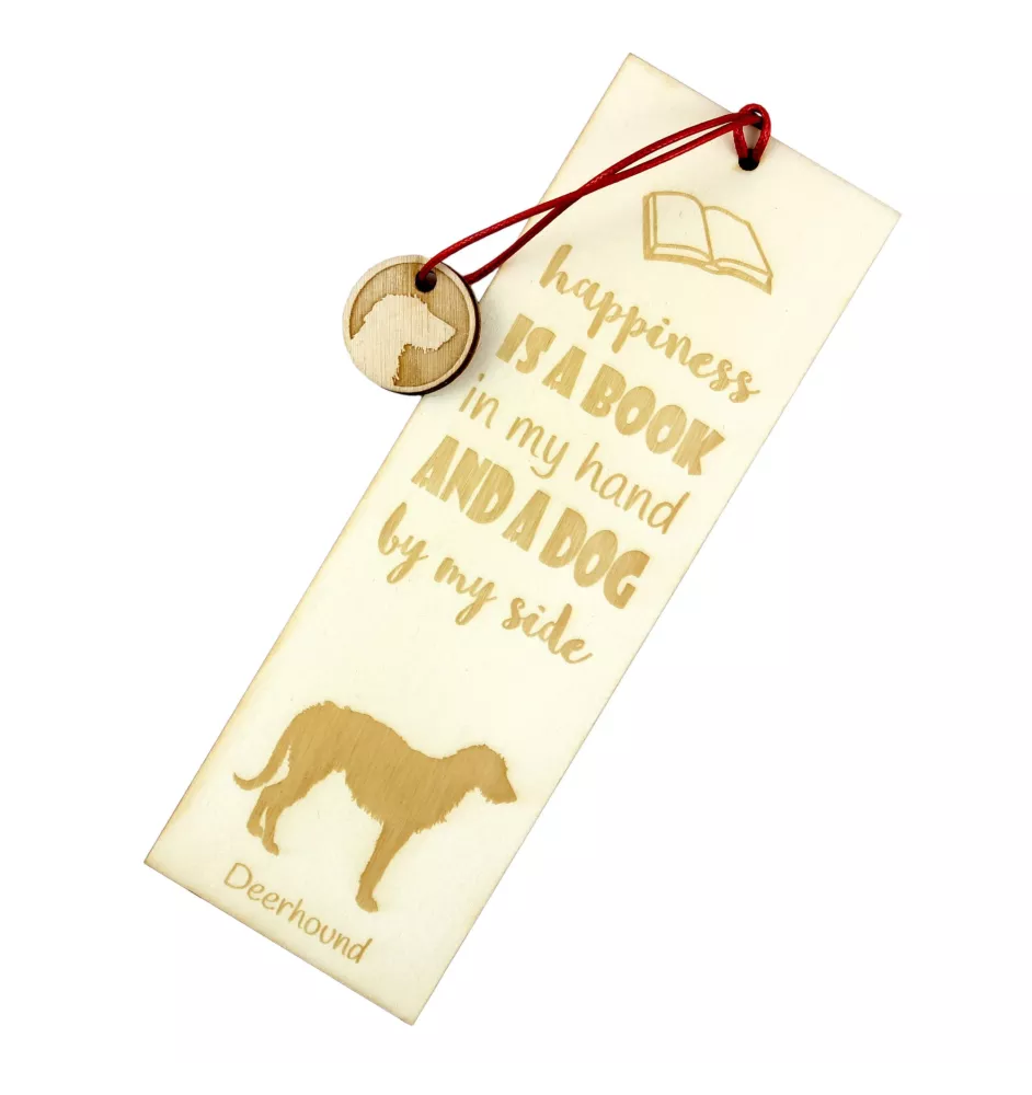 Deerhound, Scottish Deerhound - dog bookmark, personalized bookmark, dog gadget for Art-Dog brand readers