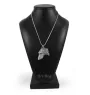 Deerhound, Scottish Deerhound - un collier avec un chien, un pendentif de chien sur une chaîne en argent, un bijou unique de la marque Art-Dog