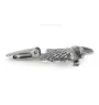 Deerhound, Scottish Deerhound - broche avec pince, support pour numéro de départ, épingle argentée pour exposition de chiens de la marque Art-Dog