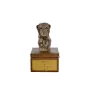 Deerhound, Scottish Deerhound - urne pour les cendres du chien avec une statuette, petite urne pour chien, urne personnalisée avec le buste du chien de la marque Art-Dog
