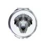 Deerhound, Scottish Deerhound - miroir avec une image et un motif géométrique de la marque Art-Dog