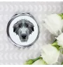 Deerhound, Scottish Deerhound - miroir avec une image et un motif géométrique de la marque Art-Dog