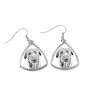Deerhound, Scottish Deerhound - boucles d'oreilles avec chien, boucles d'oreilles pendantes avec photo, bijoux personnalisés avec impression de la marque Art-Dog