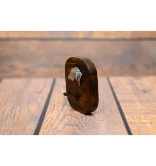 Deerhound, Scottish Deerhound - porte-clés, porte-clés avec chien pour les médailles, crochet pour les clés de la marque Art-Dog